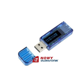 Wskaźnik nap. i prądu z USB 3.0 voltomierz amperomierz w obudowie