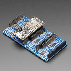 Adafruit Quad Side-By-Side FeatherWing Kit with Headers