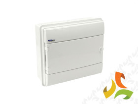 Rozdzielnica hermetyczna PV 1000V DC 1x12 natynkowa IP65 IK07 drzwi białe RHp-12/B 36.119 ELEKTRO-PLAST