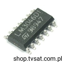 LM3046D1 5 x Transistor NPN SMD SMD-SO14 STM