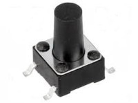 SMD6MS9.5C Mikroprzełacznik SMD 6 x 6 mm H=9.5 mm - czarny