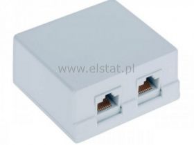 Gniazdo abon. komp. x2 RJ45 SS6-6019