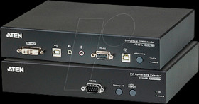 CE690-AT-G KVM Extender Set, DVI, Audio, USB, RS-232, 20 km