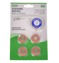3.5mm Desoldering Wire Solder Braid Wick 5x150cm with Wheel Dispenser - ZD-181-4A