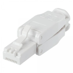 Wtyk beznarzędziowy RJ45 8P8C kat.6 nieekranowany UTP