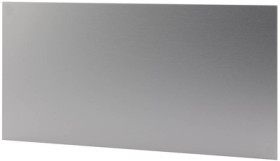 Rear panel, aluminum, (W x H) 282.3 x 102 mm, natural, 56061800