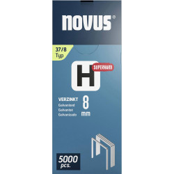 Novus 042-0771 Staple Strip Type 37, 5000 pieces, 8x10.6mm, Fine-Wire