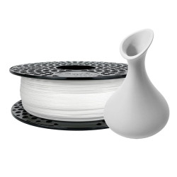 PLA Matte HS filament White 1.75mm 1kg - Azurefilm