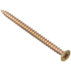 ForgeFix MPS4560Y Multi-Purpose Pozi Screw CSK ST ZYP 4.5 x 60mm Box 100
