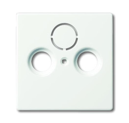 Płytka czołowa, Antena TV, Biały