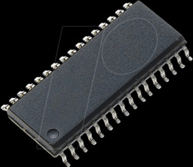 628128 SRAM, 1 Mb (128 K x 8), 5 V, 45 ns, SOP-32