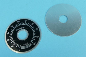 TARCZA ZE SKALĄ 0-100 41mm TDP09