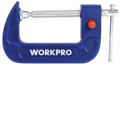 WorkPro WP232022 Quick clamp 75mm span 75mm nosing length screw clamps