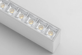 Oprawa zwieszana LED VILANA 42W (30W+12W), 4000K 48/120, 120cm, czarna LD-VIL42WUDC-NB