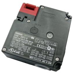 D4NL-2HFG-B, Wyłącznik drzwiowy, blokada cewką elektromagnetyczną 24VDC, zwalnianie mechaniczne, styki 3NC + 2NC, przyłącze G1/2