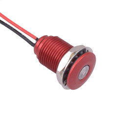 Q10F5ARXXSR02E Super Bright Red 10mm 2.2VDC LED Panel Indicator IP67 APEM