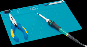 207703 Silicone soldering mat, silicone mat, 28 x 20 cm