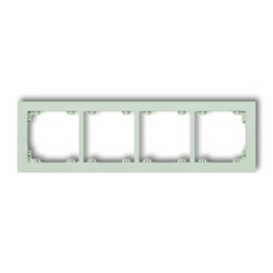 DECO Ramka poczwórna DECO Pastel Matt miętowy 46DR-4