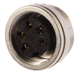 Gniazdo Din 5 -pinowe Żeński Montaż na panelu M16 250 V AC