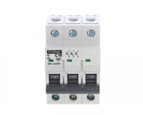 Wyłącznik nadprądowy 3P C 16A 4,5kA AC SCHELINGER A02-G7-3P-C16