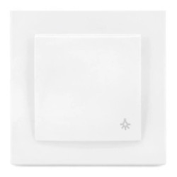 Łącznik światła zwierny, Alegra, kolor biały, 25111005