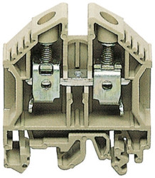 Kostka zaciskowa na szynie DIN RS PRO 10 → 4AWGŚruba 85A 800 V