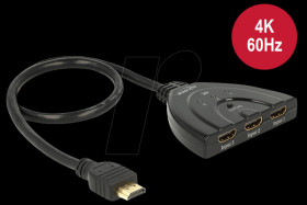 18600 HDMI UHD Switch 3 x HDMI in &gt; 1 x HDMI