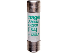 Wkładka topikowa cylindryczna 10x38 mm aM 0,5A 500V AC LF300M /5szt./