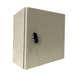 Szafka ścienna rozdzielcza 400 mm 400 mm 200mm Stal RS PRO, z drzwiami zwykłymi RAL 7032