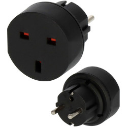Brennenstuhl 1508530 Travel Adapter GB =&gt; DE