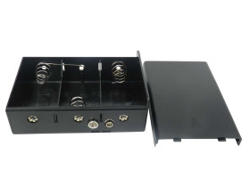 Uchwyt do baterii, x 3, maks. Ø 34.2mm, montaż zatrzaskowy