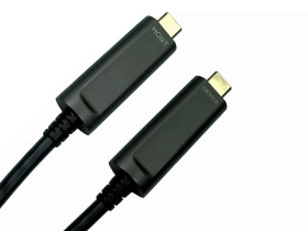 Kabel USB Złącze A USB C Złącze B USB C dł. 15m Przewód USB USB 3.1 kolor: Czarny