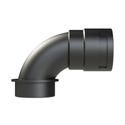 Łącznik do kanałów kablowych gwint M50 36mm Poliamid 6 Czarny