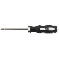 Draper Expert 35223 Pound Thru&#x27; Cross Slot No:2 x 100mm Soft Grip Screwdriver