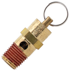 Mosiężny zawór bezpieczeństwa kompresora powietrza 1/4" NPT 125PSI