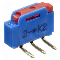 APEM NK236W NK Series Slide Switch 12V DC 1mA On/(On) 1pc Compact