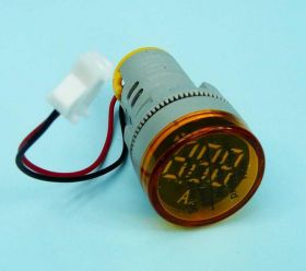 AMPER.100A YELLOW LED 28mm 230V
