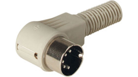 Przemysłowe złącze zasilania IP30 Wtyczka kątowa Szary