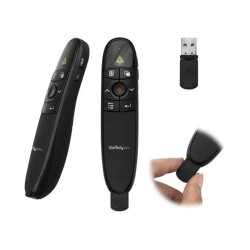 StarTech.com PRESREMOTE Wireless Presentation Remote with Red Laser Pointer - 9