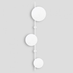 Kinkiet ścienny PERO na trzy żarówki G9, biały K-5325 Kaja Lighting