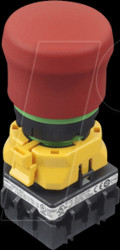 XW1E-BV4TG02MFR XW-22mm, E-Stop, mech ind, 38mm mushr, 2NC, screw term