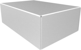 Aluminum enclosure, (L x W x H) 152 x 102 x 51 mm, natural, 1444-8