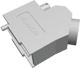 Osłona tylna D-Sub 9 -pinowe Cynk Kątowy TE Connectivity E