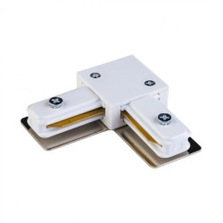 Łącznik kątowy L 1 fazowy kolor biały metal/tworzywo sztuczne 2010 Zuma Line