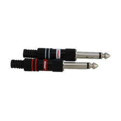 Wtyk JACK 6,3mm MONO NIKIEL 6mm JW681 Vitalco