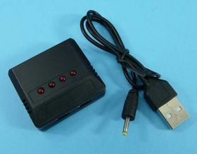 ŁADOW.USB 4xAKU 1S Li-PO 3,7V 51005