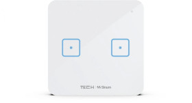 SINUM WS-02m Włącznik dwupolowy kolor biały