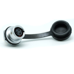 Złącze wielostykowe przemysłowe 3-pinowe Montaż przedni Gniazdo RS PRO