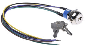 Wyłącznik kluczykowy, DPST, 4 A przy 28 V DC 2-Way, -30 → +85°C