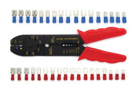 Velleman Crimping Tool Set with 80 Cable Connectors